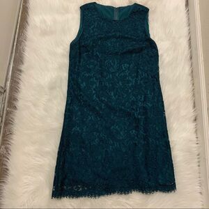 Dolce & Gabbana Women’s Size 44 Green Eyelet Lace Dress
